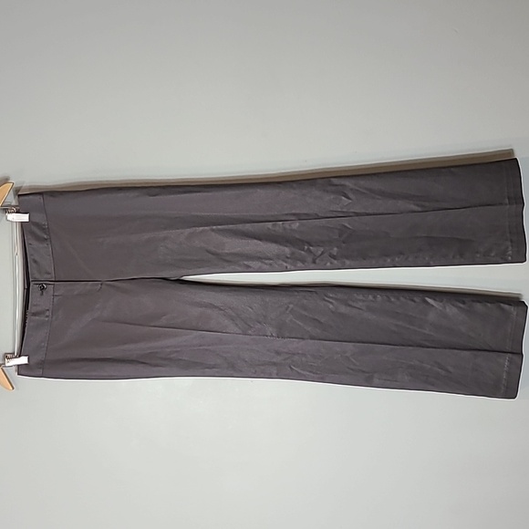 Burberry Silk Cotton Wide Leg Trousers Size 10 Trousers Tailored